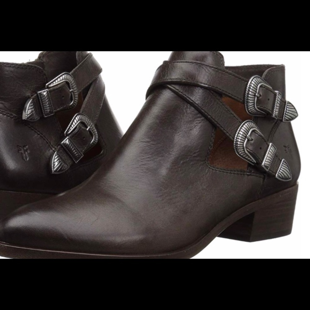 Frye slate boots (ray western shootie)